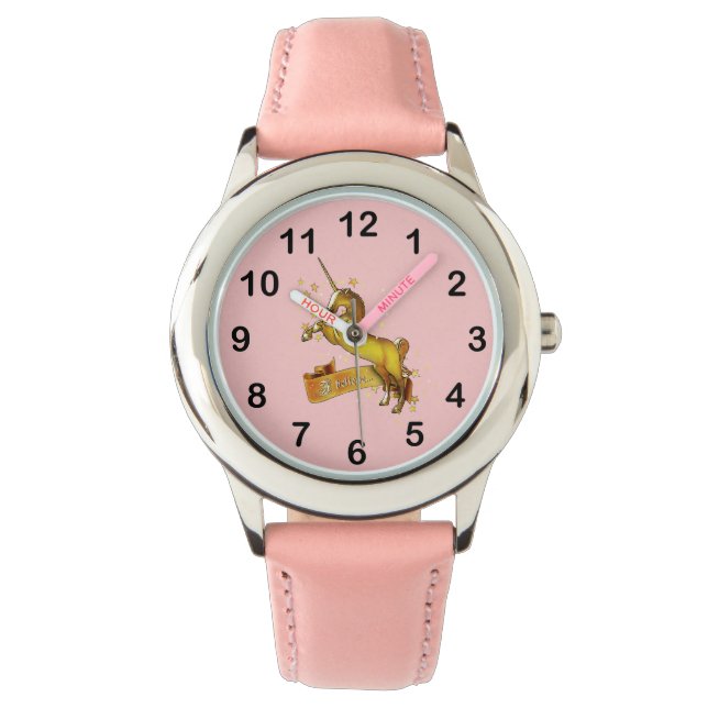 Ik geloof in Unicorns Horloge (Voorkant)