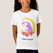 Ik geloof in Unicorns T-Shirt (Voorkant)
