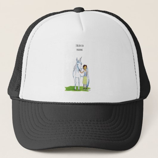 ik geloof in unicorns trucker pet (Voorkant)