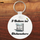 ik geloof in vaatwasmachines sleutelhanger (Voorkant)
