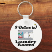 ik geloof in wasruimtes sleutelhanger (Voorkant)