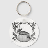 Ik geloof (Jackalope) Sleutelhanger (Voorkant)
