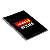 Ik geloof Jezus gotGod316.com Notitieboek (Rechterzijde)