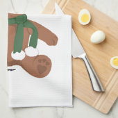 Ik Geloof! Kerst Teddybeer Theedoek (Quarter Fold)