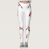 Ik geloof  kerstman leggings (Voorkant)