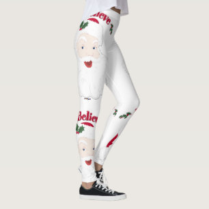 Ik geloof kerstman leggings