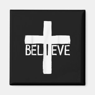Ik geloof kruis God Jezus religieus geloof christe Magneet
