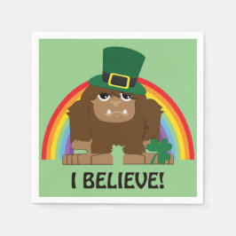 Ik Geloof! Leprechaun Bigfoot Servet
