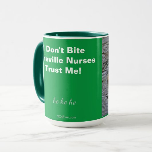 Ik geloof niet dat Asheville Nurses me vertrouwen. Mok (Voorkant links)