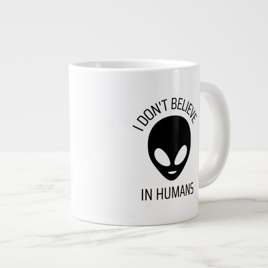 Ik geloof niet in de Mok van de mensheid. (Voorkant rechts)