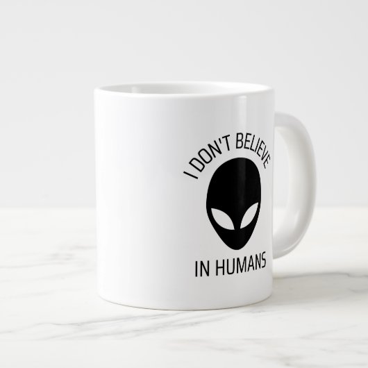 Ik geloof niet in de Mok van de mensheid. (Voorkant rechts)