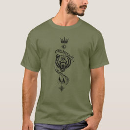 Ik geloof niet in geluk Beer Trader Symbool Ontwer T-shirt