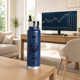 Ik geloof niet in geluk Beer Trader Symbool Ontwer Waterfles