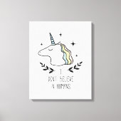 Ik geloof niet in mensen canvas afdruk (Voorkant)