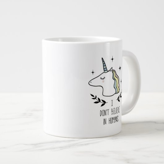 Ik geloof niet in mensen grote koffiekop (Voorkant rechts)