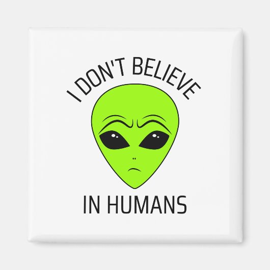 Ik geloof niet in mensen magneet (Voorkant)