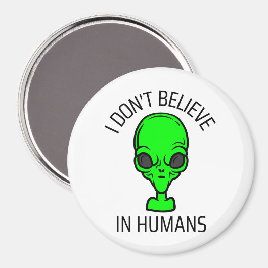 Ik geloof niet in mensen magneet (Voorkant / Achterkant)