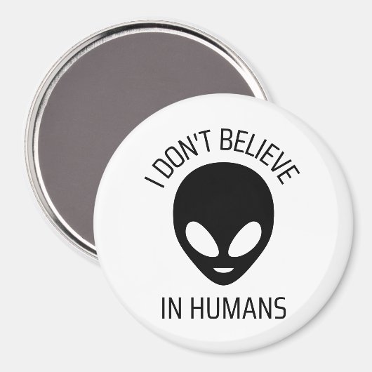 Ik geloof niet in mensen magneet (Voorkant / Achterkant)