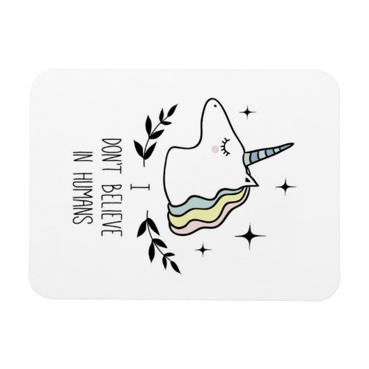 Ik geloof niet in mensen magneet (Horizontaal)