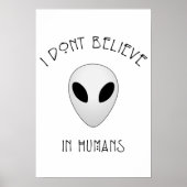 Ik geloof niet in mensen poster (Voorkant)