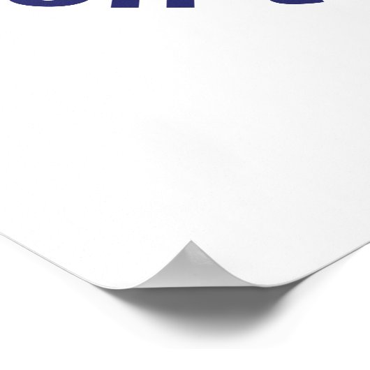 Ik geloof niet in mensen poster (Hoek)