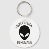 Ik geloof niet in mensen sleutelhanger (Voorkant)
