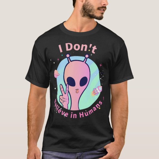 Ik geloof niet in mensen t-shirt (Voorkant)