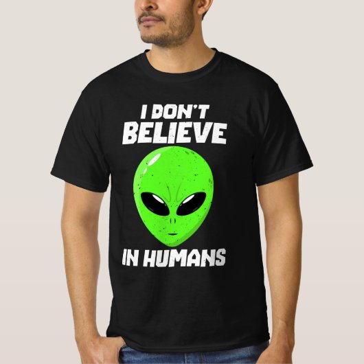 Ik geloof niet in mensen t-shirt (Voorkant)