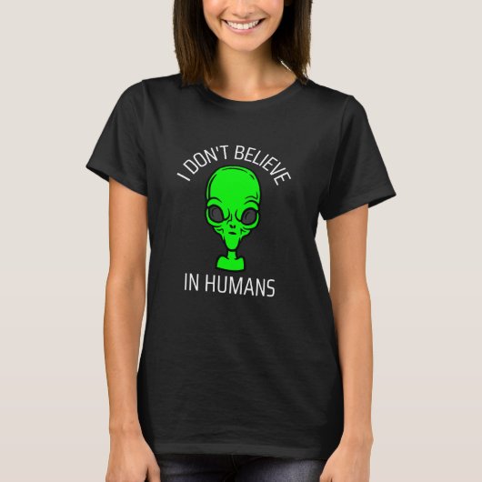 Ik geloof niet in mensen t-shirt (Voorkant)