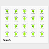 Ik geloof niet in mensen vierkante sticker (Vel)