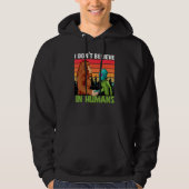 Ik geloof niet in mensen Wereld UFO Dag Hoodie (Voorkant)