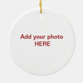 Ik geloof niet in Santa Claus - Ladybug Ornament (Achterkant)