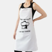 Ik geloof niet in vetarm koken schort (Insitu)