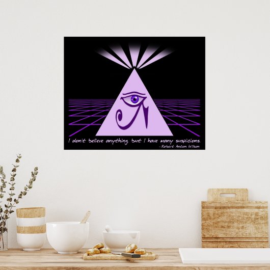 Ik geloof niets Poster (Keuken)