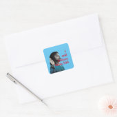 Ik geloof nog steeds in Anita Hill Square Sticker (Envelop)