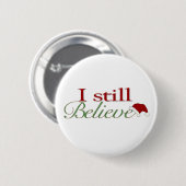 Ik geloof nog steeds (in de Kerstman) Ronde Button 5,7 Cm (Voorkant /achterkant)