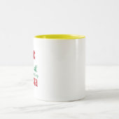 Ik geloof nog steeds in de kerstman tweekleurige koffiemok (Center)