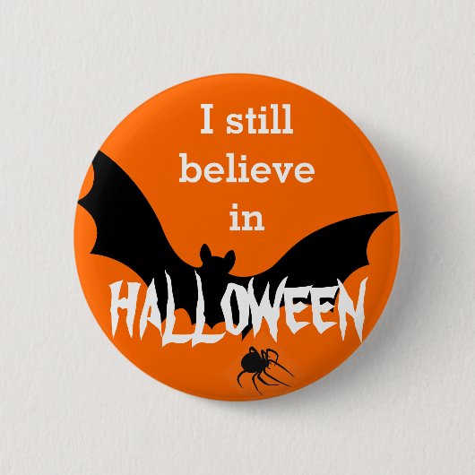 Ik geloof nog steeds in Halloween Ronde Button 5,7 Cm (Voorkant)