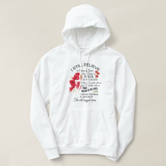 ik geloof nog steeds in hoodie (Design voorkant)