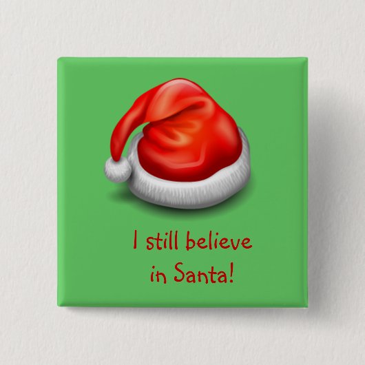 Ik geloof nog steeds in Santa Button (Voorkant)