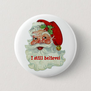 Ik geloof nog steeds in Santa Button