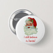 Ik geloof nog steeds in Santa Button (Voorkant /achterkant)