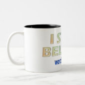 Ik geloof nog steeds tweekleurige koffiemok (Links)