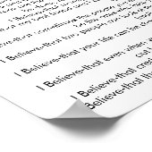 Ik geloof poster (Hoek)