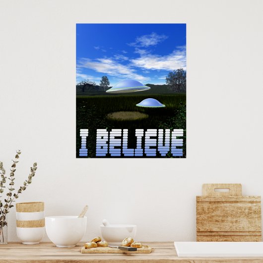 Ik geloof Poster (Keuken)