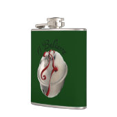 Ik geloof Reindeer Bell Flask Heupfles (Links)
