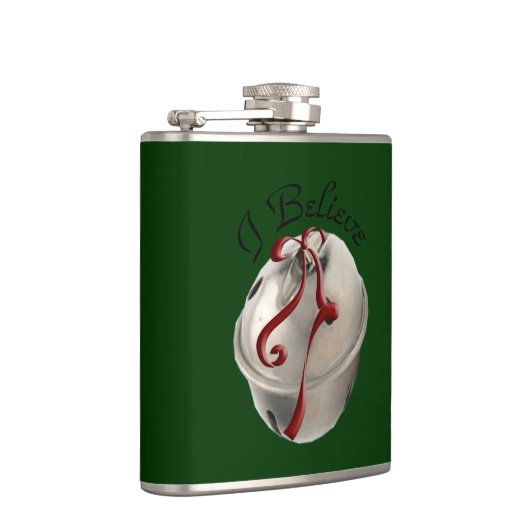 Ik geloof Reindeer Bell Flask Heupfles (Rechts)