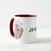 Ik geloof rendierbel Mok (Voorkant links)