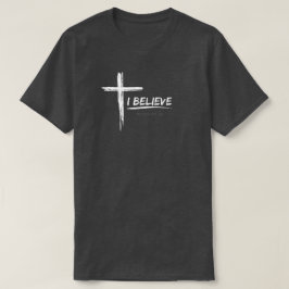 Ik geloof - Romeinen 10:9-10 T-Shirt