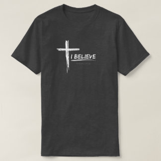 Ik geloof - Romeinen 10:9-10 T-Shirt